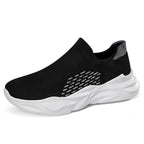 Damen Komfortable Slip-On Sport Sneakers mit atmungsaktivem Mesh-