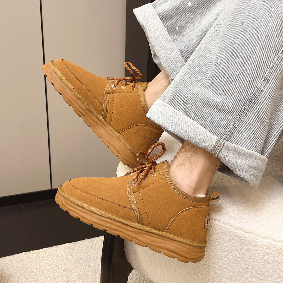 Damen bequeme und stylische Sneakers aus hochwertigem Veloursleder R&B