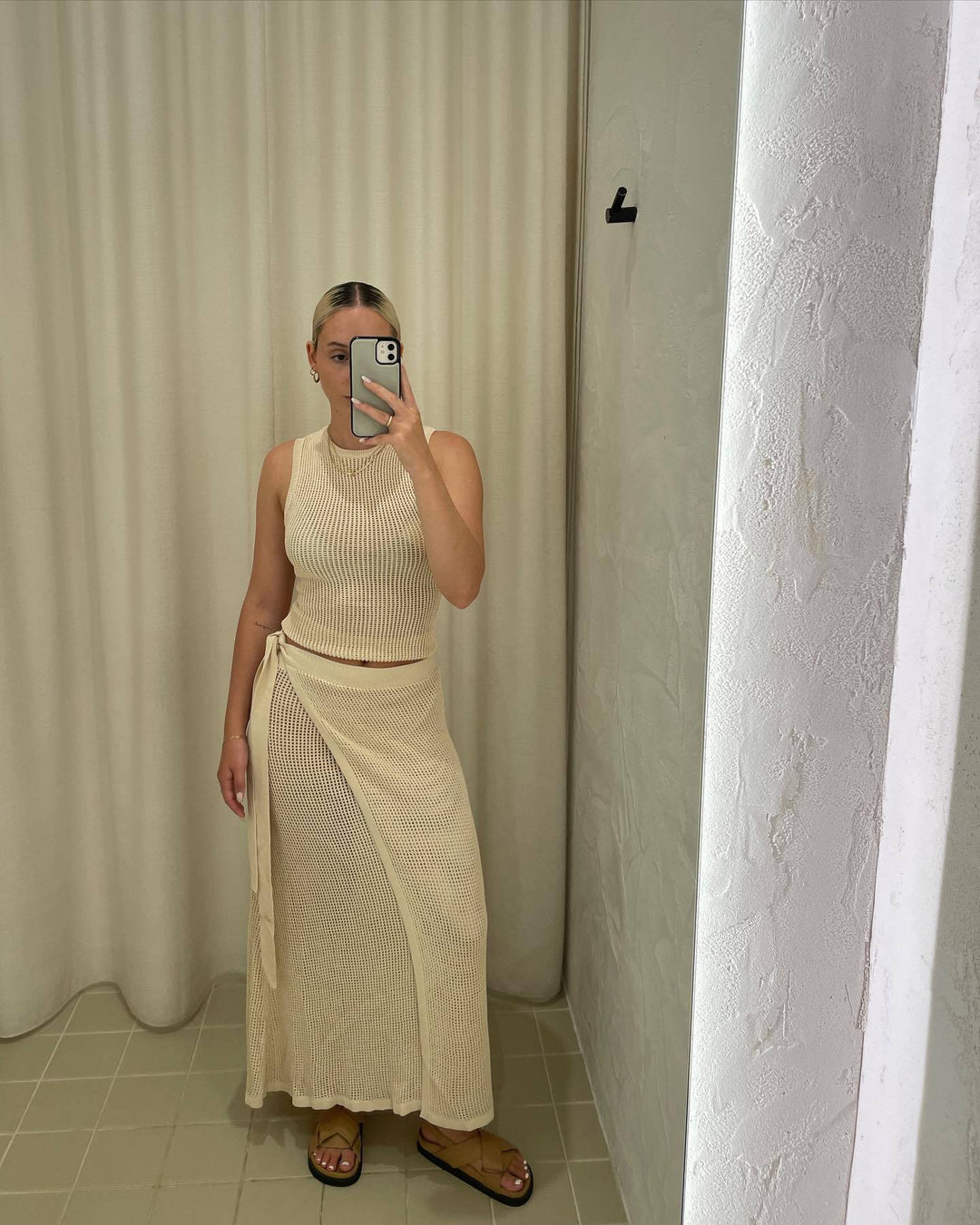 Damen elegantes Strickkleid R&B