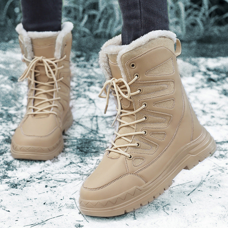 Damen Winterboots mit abnehmbarem Futter und rutschfester Sohle