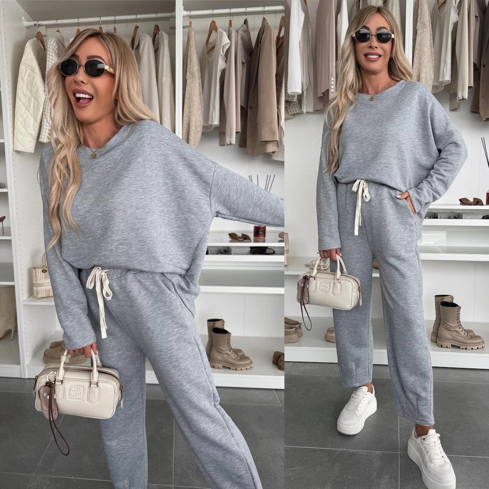 Damen Komfortables Sweat-Outfit R&B