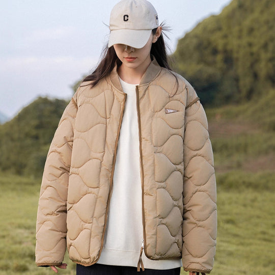 Damen wattierte Freizeitjacke mit gestepptem Design und praktischen Taschen R&B