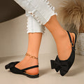 Damen Slingback-Pantoletten mit elegantem Schleifen-Design und praktischem Riemen R&B