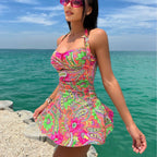 Damen Bademode mit romantischem Paisleymuster R&B