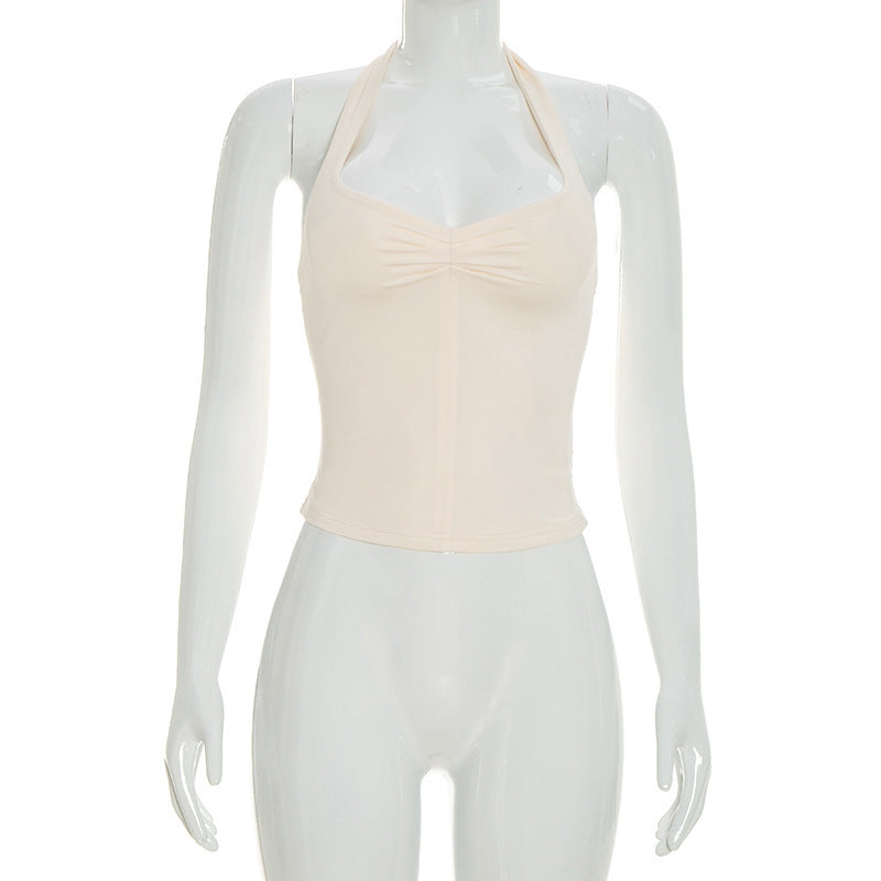 Damen Top mit Halterneck und modischem Design R&B