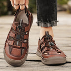 Herren Bequeme Outdoor-Sandalen mit verstellbarem Riemensystem und rutschfester Sohle R&B