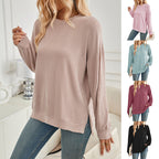 Damen lässiger Strickpullover R&B