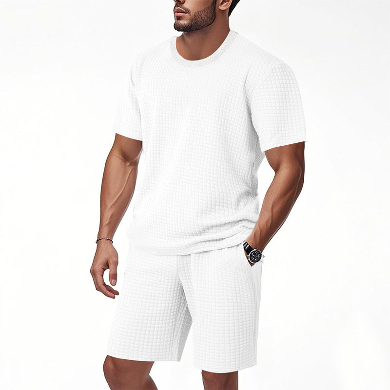 Damen lässiges Freizeit-Outfit aus atmungsaktivem Strukturmaterial R&B