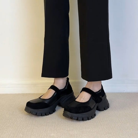 Damen Sneakers mit verstellbarem Klettverschluss und rutschfester Sohle R&B