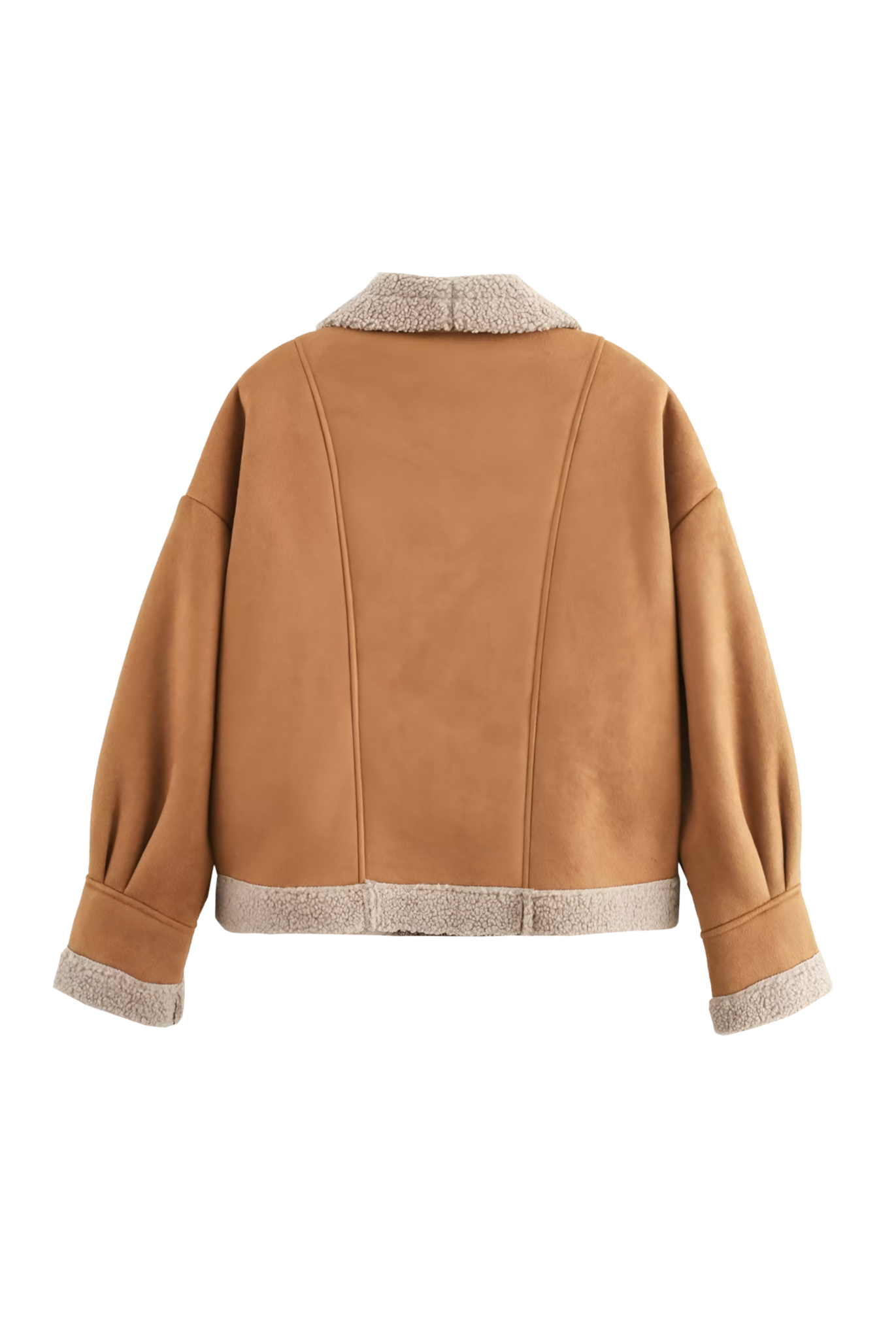 R&B | Weiche Teddyjacke Lammfell-elemente Modern und Bequem