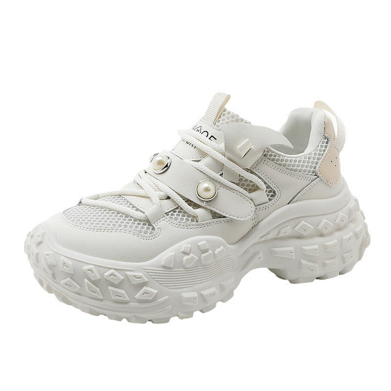 Damen Sportliche Sneakers mit rutschfester Laufsohle und atmungsaktivem Obermaterial R&B