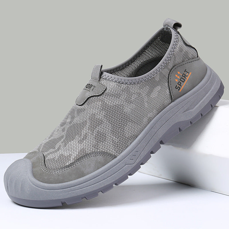 Damen Sportliche Freizeitschuhe mit atmungsaktiven Mesh-Einsätzen und rutschfester Sohle R&B