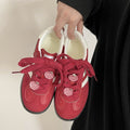 Damen Sneakers mit verspieltem Apfelmotiv und dämpfender Sohle R&B