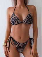 Damen Triangel-Bikini mit elegantem ZR&Bra-Print R&B