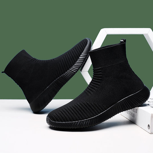 Damen High-Performance Stricksocken Sneakers R&B