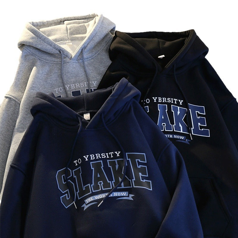 Damen Hoodie mit lässigem Print und Kapuze