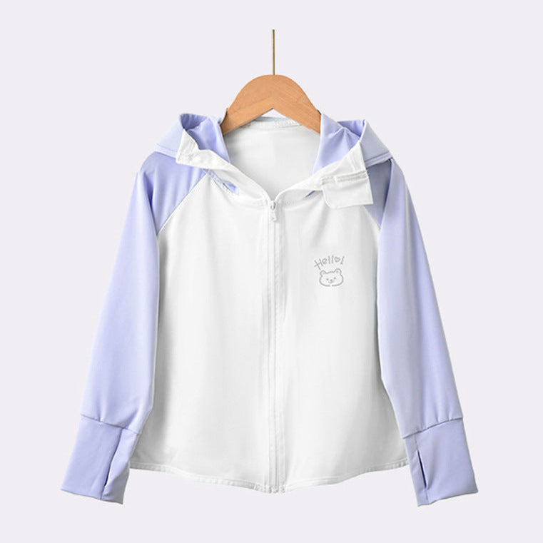 Jungen Outdoor-Schutzjacke mit Kapuze R&B