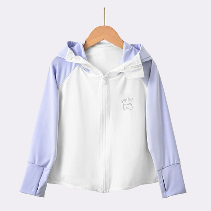 Mädchen Übergangsjacke mit Kapuze und niedlichem Tiermotiv R&B