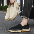 Damen Slip-On Freizeitschuhe mit atmungsaktivem Obermaterial und rutschfester Sohle