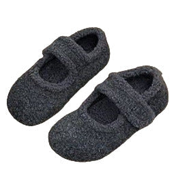 Damen Filz-Hausschuhe mit verstellbarem Riemen R&B