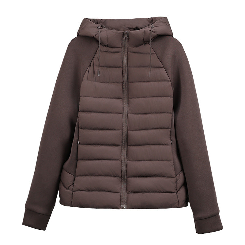 Damen Isolierte Steppjacke mit Kapuze und sportlichem Schnitt R&B