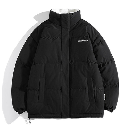 Damen vielseitige Pufferjacke mit hohem Kragen und weichem Fleecefutter R&B