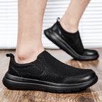 Damen Bequeme und atmungsaktive Slip-On Sneakers mit flexiblem Design R&B