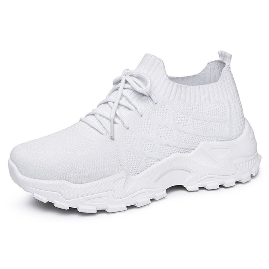 Damen Sportliche Sneakers mit atmungsaktivem Strickdesign R&B