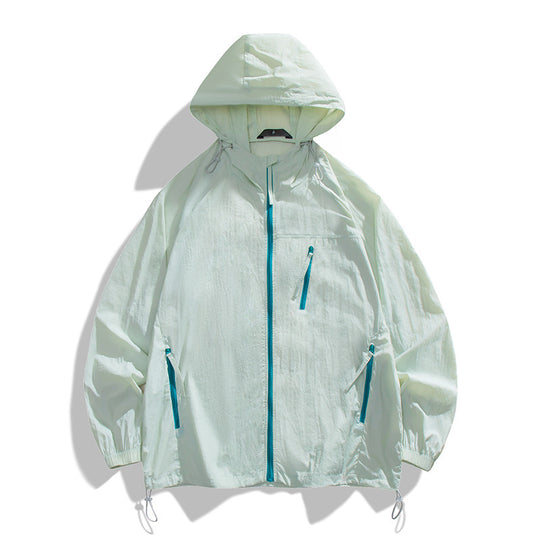 Herren leichtgewichtige Windjacke mit praktischen Taschen und atmungsaktiven Eigenschaften R&B