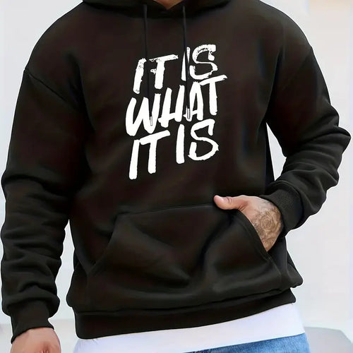 Damen Kapuzenpullover mit modernem Schriftzug und bequemer Passform R&B