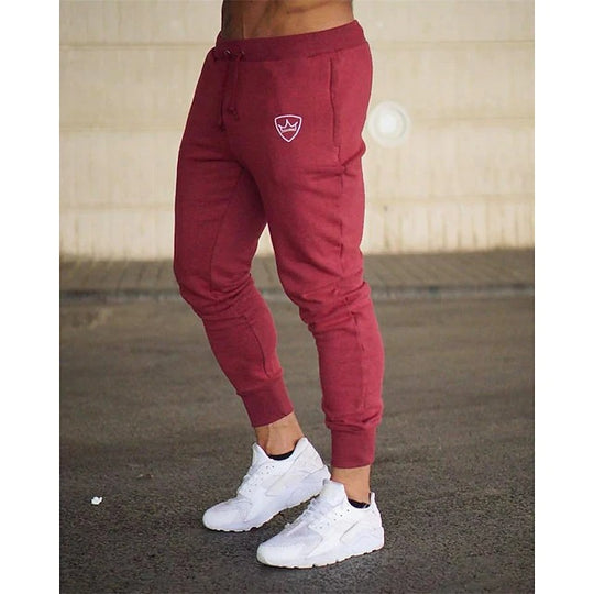 Herren Sweatpants mit schmalem Schnitt und elastischem Bund R&B