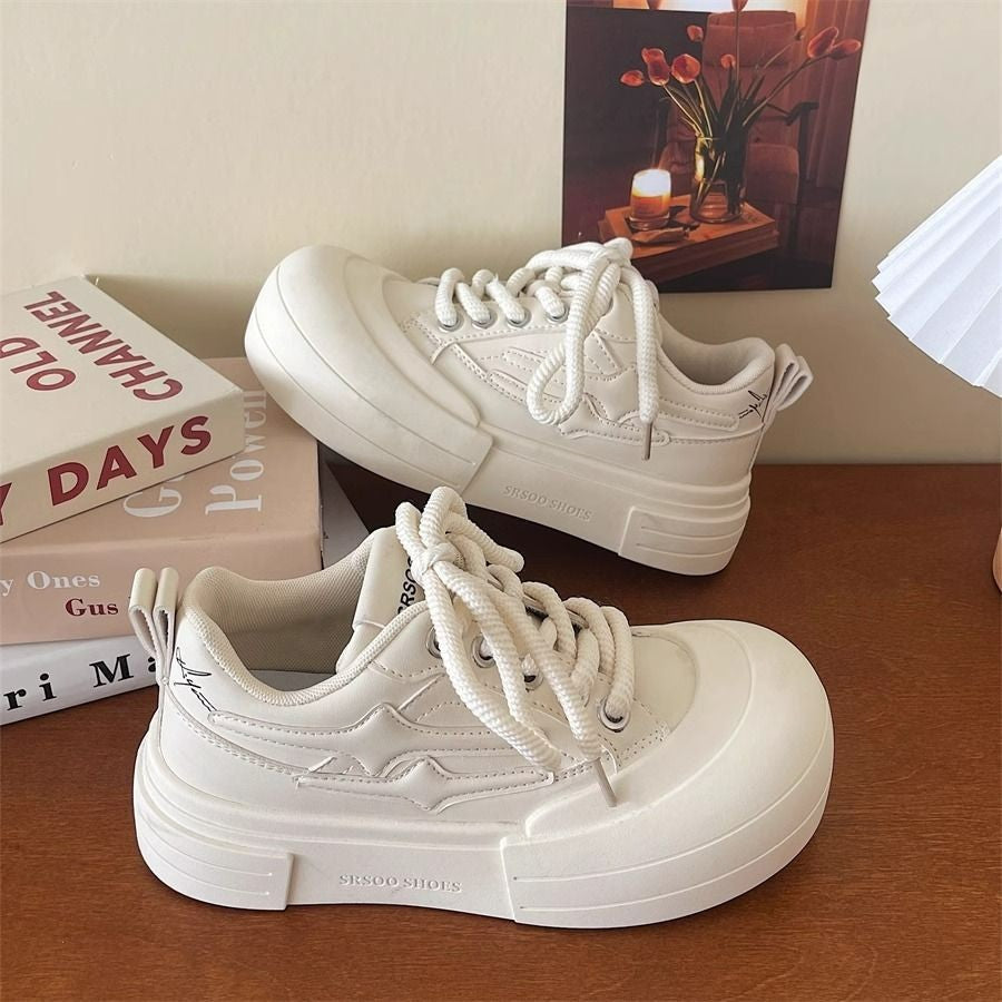 Damen Trendige Plattform Sneakers mit extra dämpfender Sohle und atmungsaktivem Obermaterial R&B