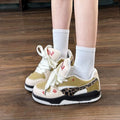 Damen Urbaner Sportlicher Sneaker mit kreativen Akzenten R&B