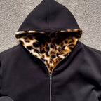Damen Hoodie mit luxuriösem Kunstfellfutter R&B