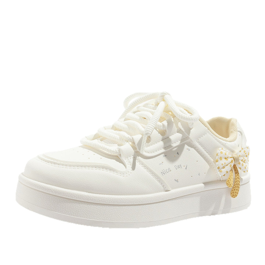 Damen Sneakers mit verspieltem Schleifenmotiv und schöner Applikation R&B