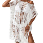Damen eleganter häkel Strandüberwurf R&B