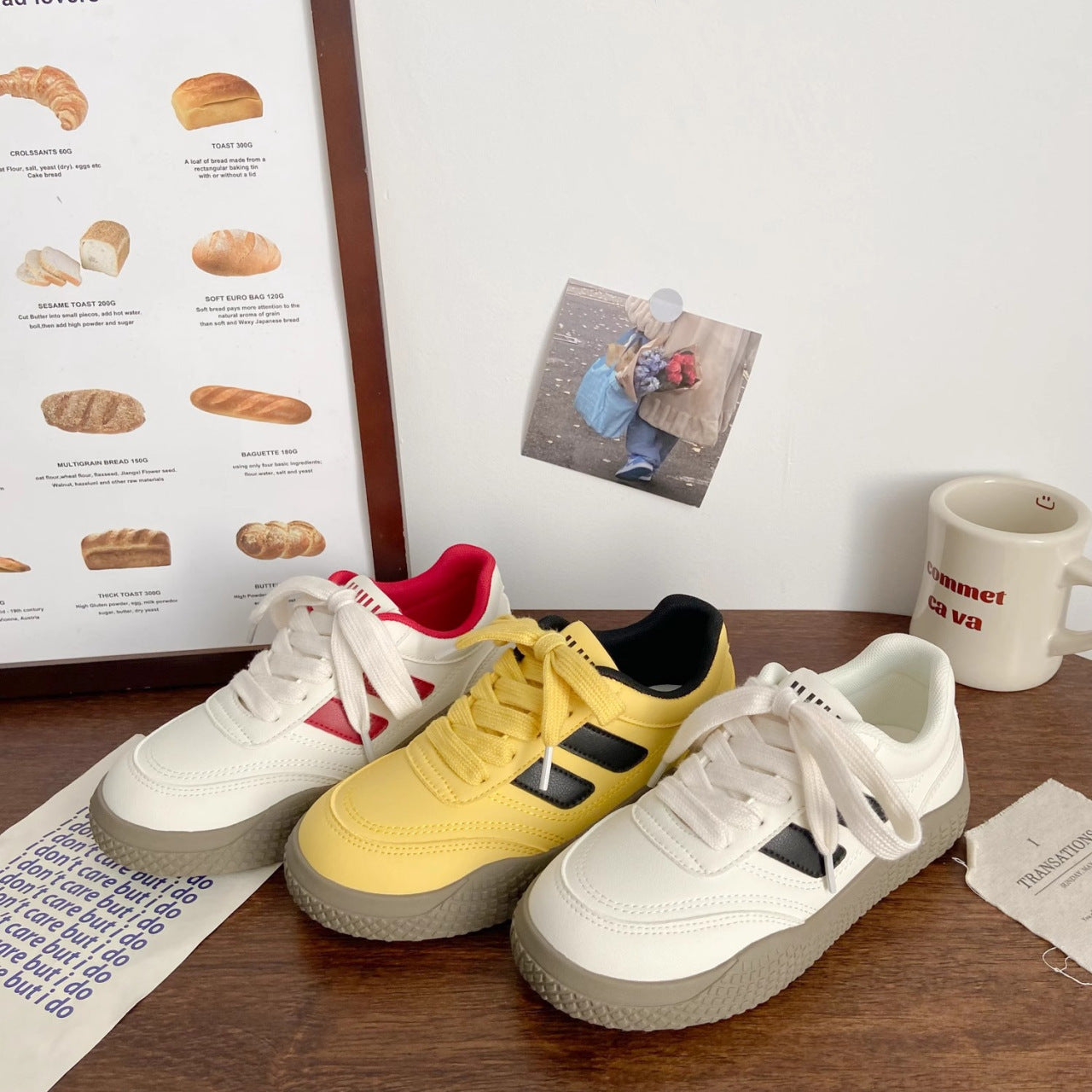 Damen Sportliche Sneakers mit griffiger Laufsohle und atmungsaktivem Obermaterial