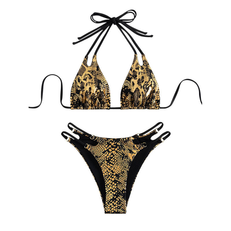 Damen Triangel-Bikini mit innovativem Schlitzdesign R&B