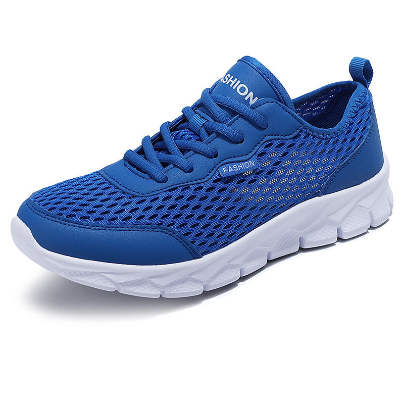Herren nan leichter Netz-Sneaker mit elastischem Schlupfkragen und dämpfender Schaumsohle R&B
