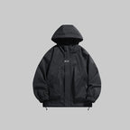Herren multifunktionale Winterjacke mit isolierendem Fleecefutter und verstellbarer Kapuze R&B