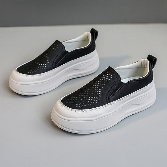 Damen Slip-On Sneakers mit atmungsaktivem Obermaterial und dämpfendem Fußbett R&B