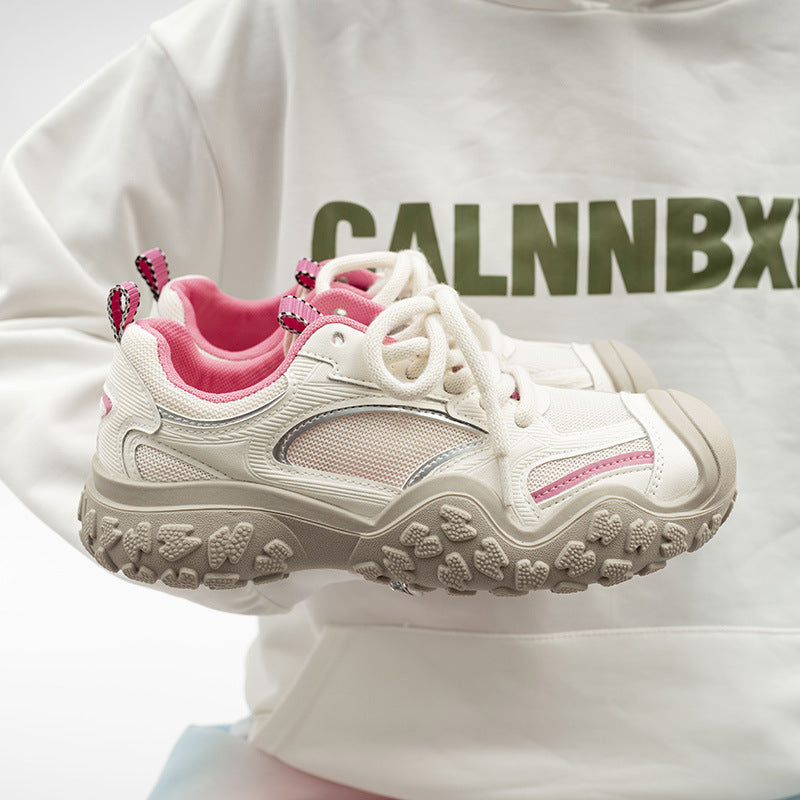Damen Sportliche Sneakers mit rutschfester Sohle und atmungsaktivem Obermaterial