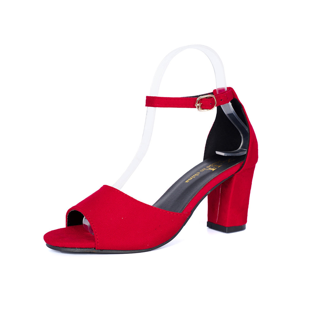 Damen Offene Sandalen mit modischem Blockabsatz und verstellbarem Riemchen R&B