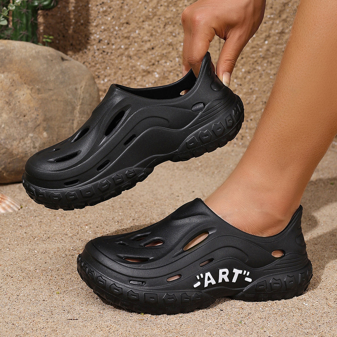 Damen Komfortable Clogs mit Luftlöchern R&B