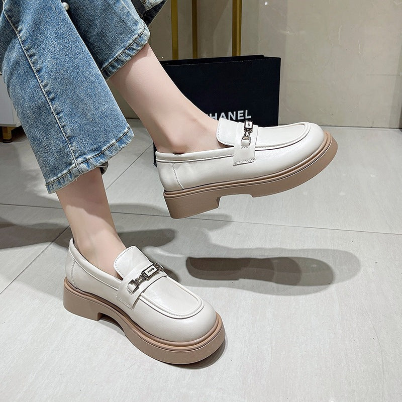 Damen Bequeme Mokassins mit modischen Schnallen-Details R&B