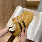 Damen Sportliche Sneaker mit elastischem Schnürsystem und rutschfester Sohle R&B