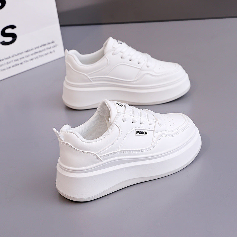 Damen chunky Sneakers mit extrahohen Laufsohlen und eleganter Optik R&B