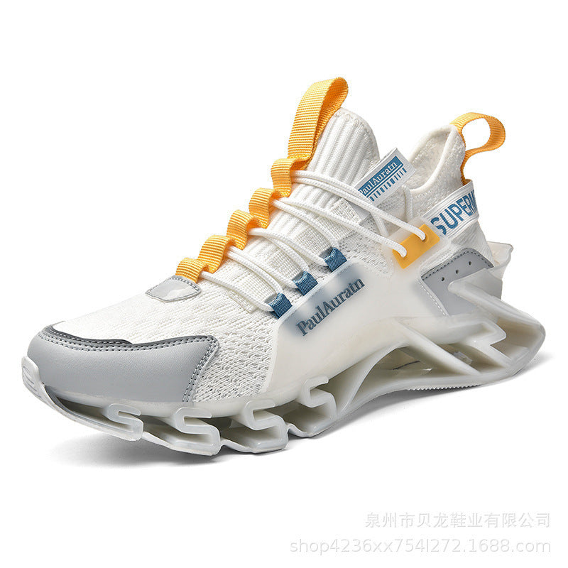 Damen Sportliche Hochleistungs-Sneaker mit atmungsaktiver Mesh-Oberfläche und rutschfester Sohle R&B