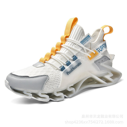 Damen Sportliche Hochleistungs-Sneaker mit atmungsaktiver Mesh-Oberfläche und rutschfester Sohle R&B