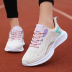 Damen Leichte und atmungsaktive Sport Sneakers mit flexibler Sohle R&B